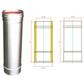Çelik baca Krom Boru Düz Modül